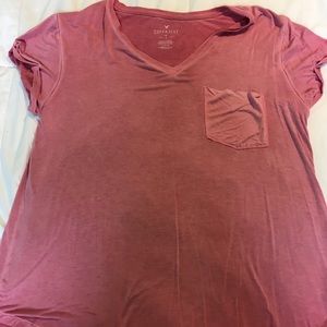 Pink AEO soft and sexy t-shirt